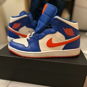 Jordan 1 Mid Knicks - Used Size 9.5